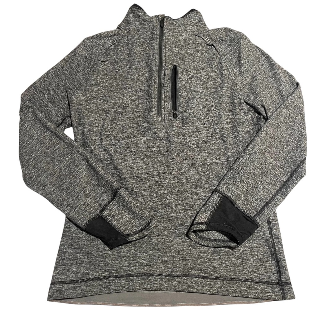 Lululemon Men’s Surge Long Sleeve Pullover Heathered Grey Size S